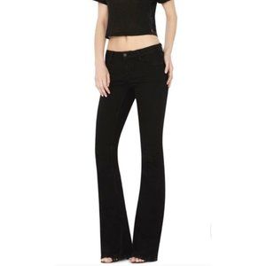ALICE & OLIVIA Stacey Black Skinny Flare Jeans Size 30